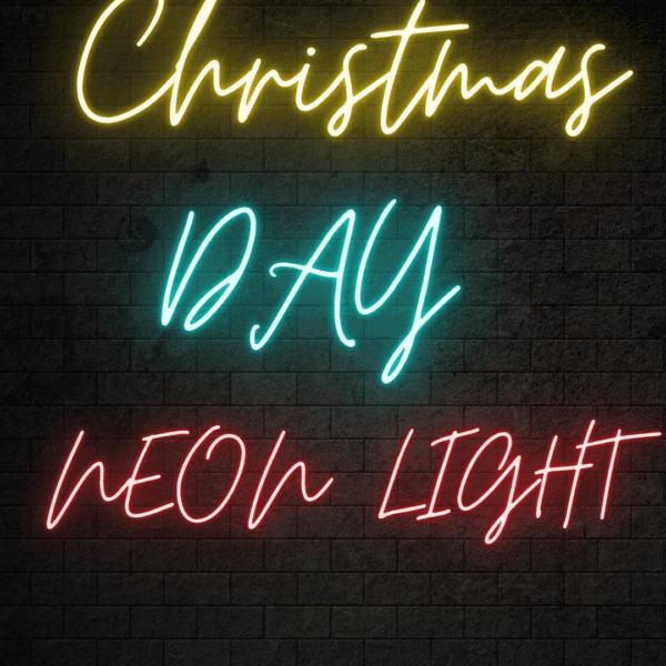 Neon Light For Christmas Day